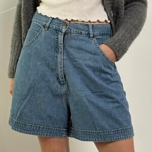 Vintage woolrich denim cargo shorts